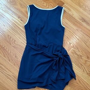 Abercrombie & Fitch YPB Sleeveless Navy Tie-Waist Dress activewear with shorts